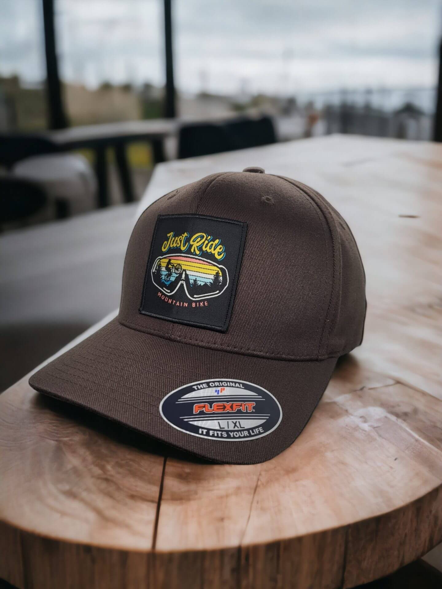 Mountain Biking Fitted Hat PNW Apparel