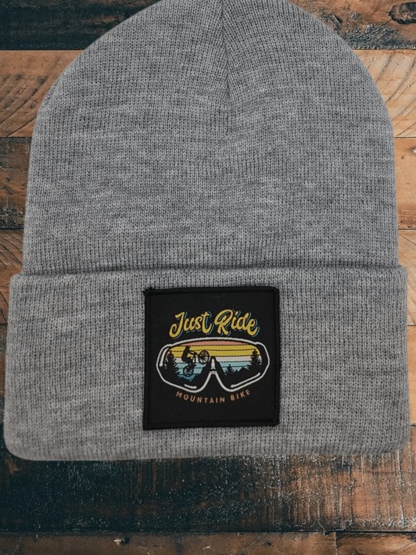 Adventure Ready Mountain Biking Beanie Warm Headwear for Cold Weather Rides Outdoor Cycling PNW Apparel
