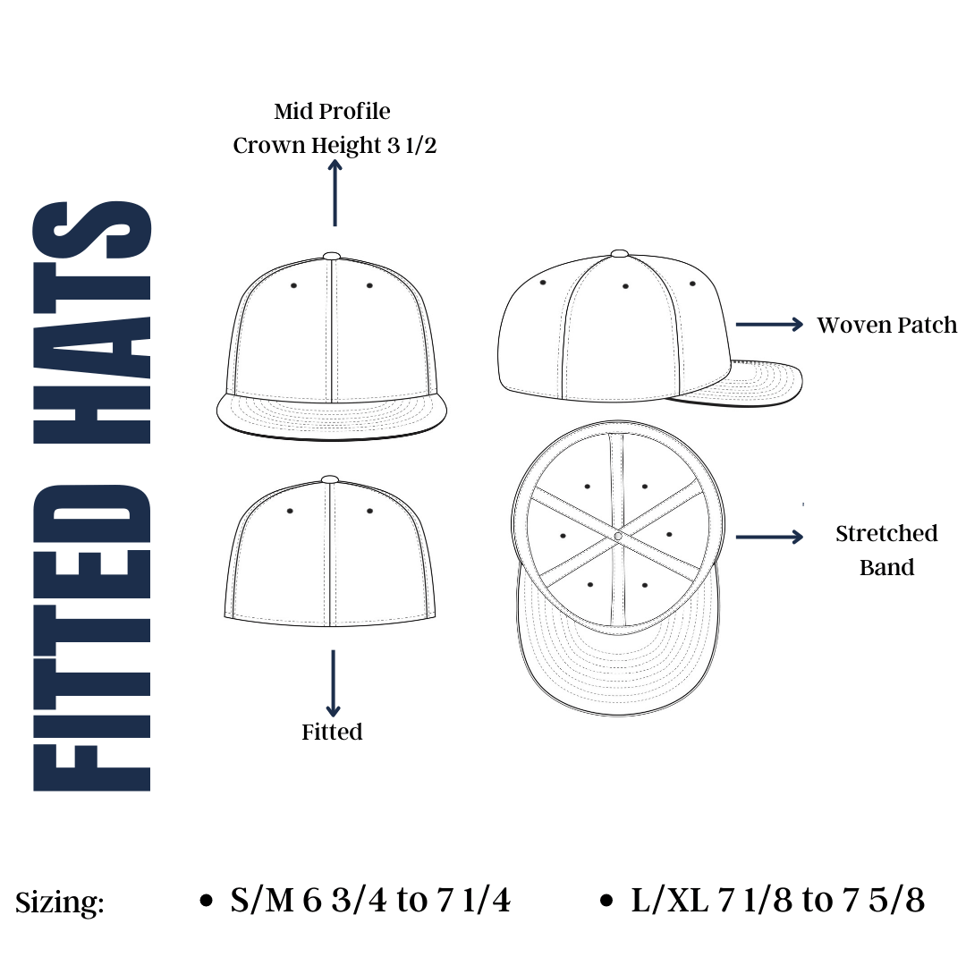 California Fitted Hat PNW Apparel