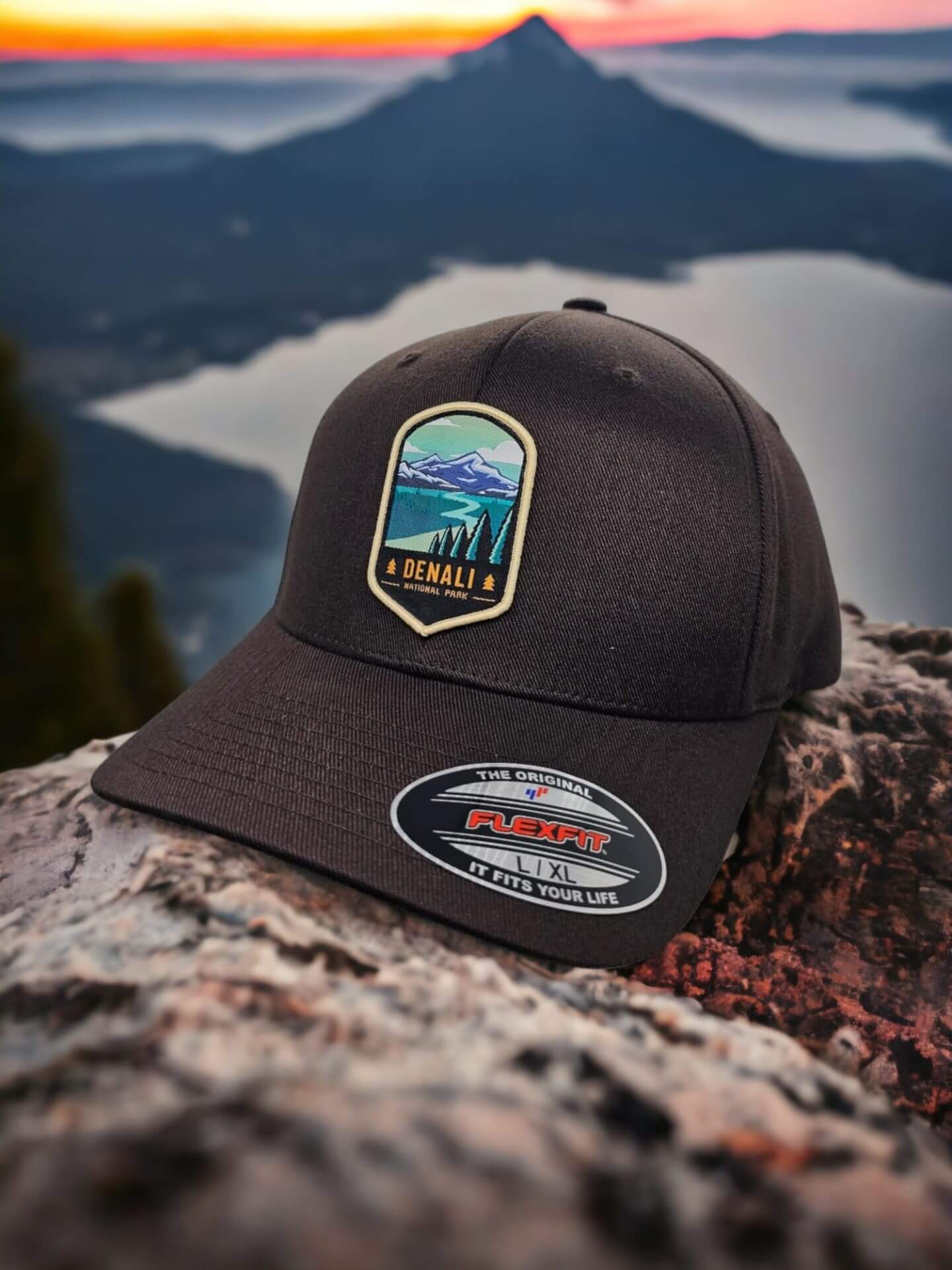 Denali National Park Fitted Hat - PNW Apparel