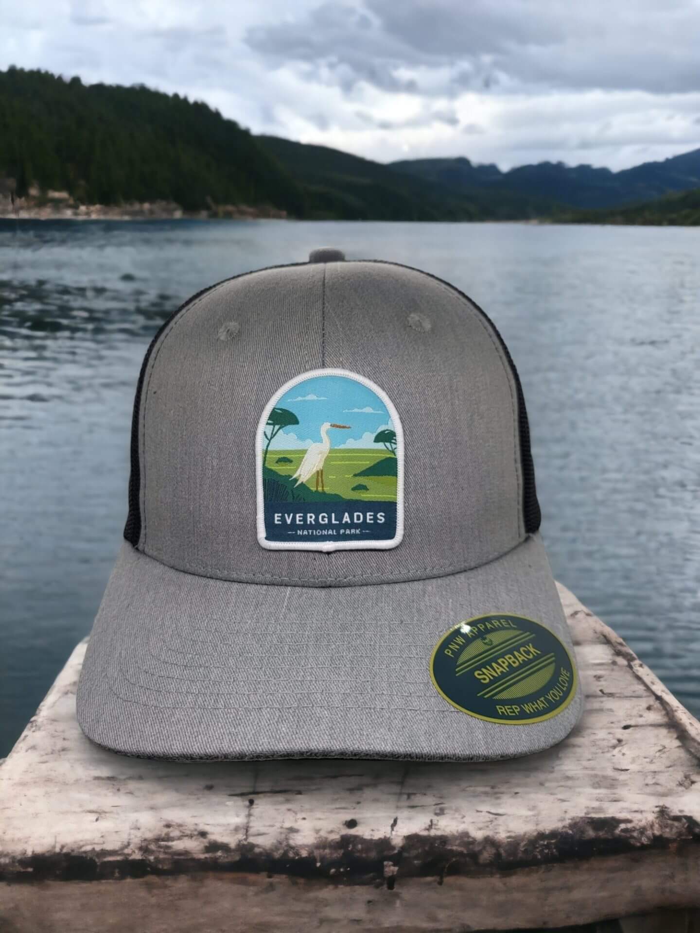 Everglades National Park Snapback Hat with Patch - PNW Apparel