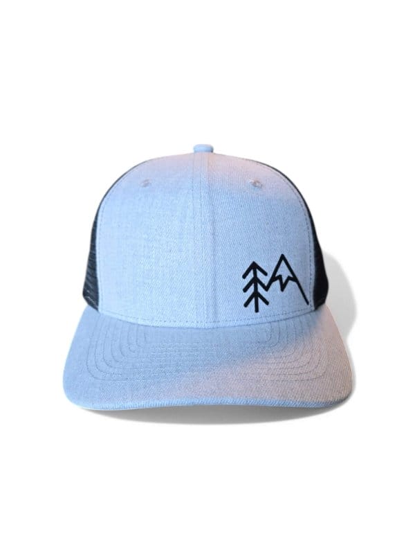 Mountain Adventure Trucker Hat - Unisex Snapback Cap - PNW Apparel